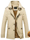 2023 New Men Winter Large Size Fleece Warm Lapel Jacket