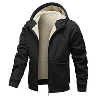 Winter hoodie men cashmere warm