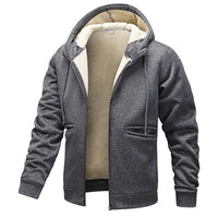 Winter hoodie men cashmere warm